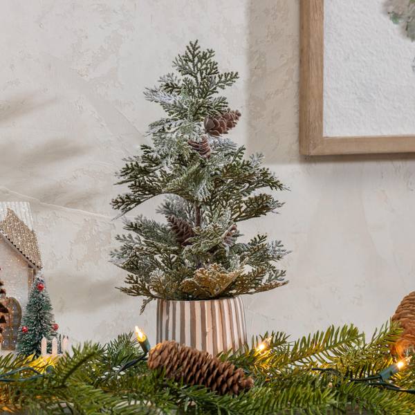 Gerson 12'H Holiday Potted Pine Trees, Assorted - 2803970 | Blain's Farm & Fleet