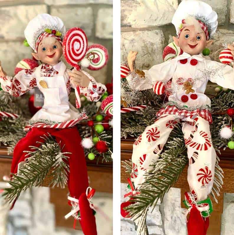Gingerbread & Candy Theme Elf Set - Timeless Floral Boutique