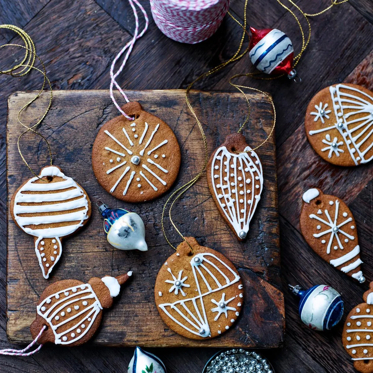 Gingerbread Christmas tree decorations