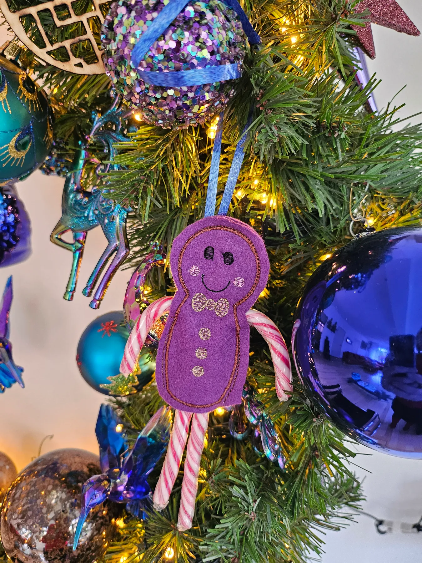 Gingerbread Man voorkant by 4pip / TurtleStitch - Coded Embroidery
