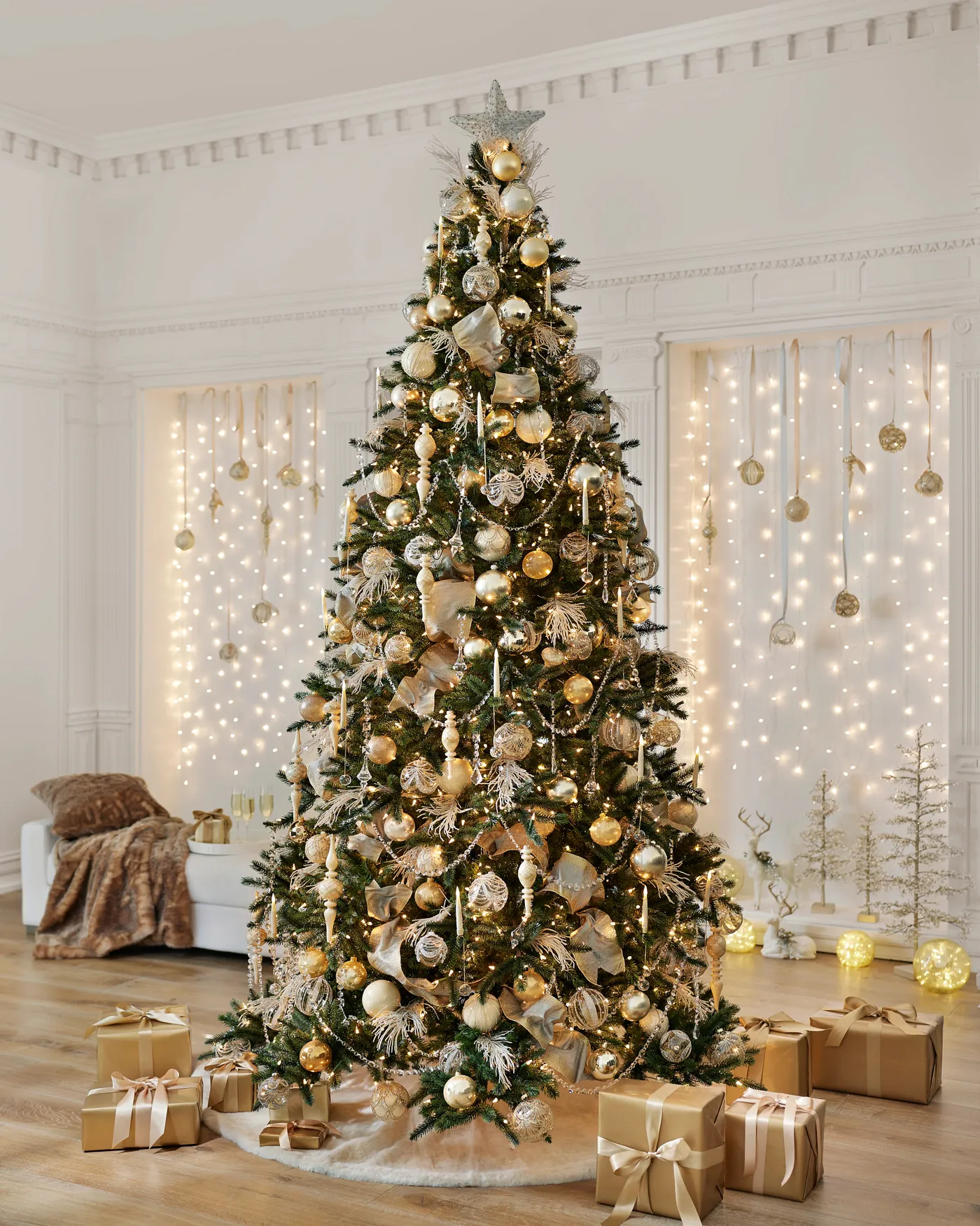 Glitter Ombré Christmas Tree Ribbon Collection | Balsam Hill