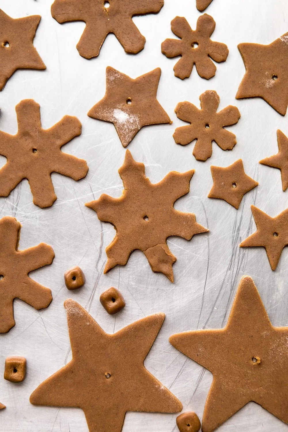 Glittered Gingerbread Christmas Tree Ornaments. - Half Baked Harvest