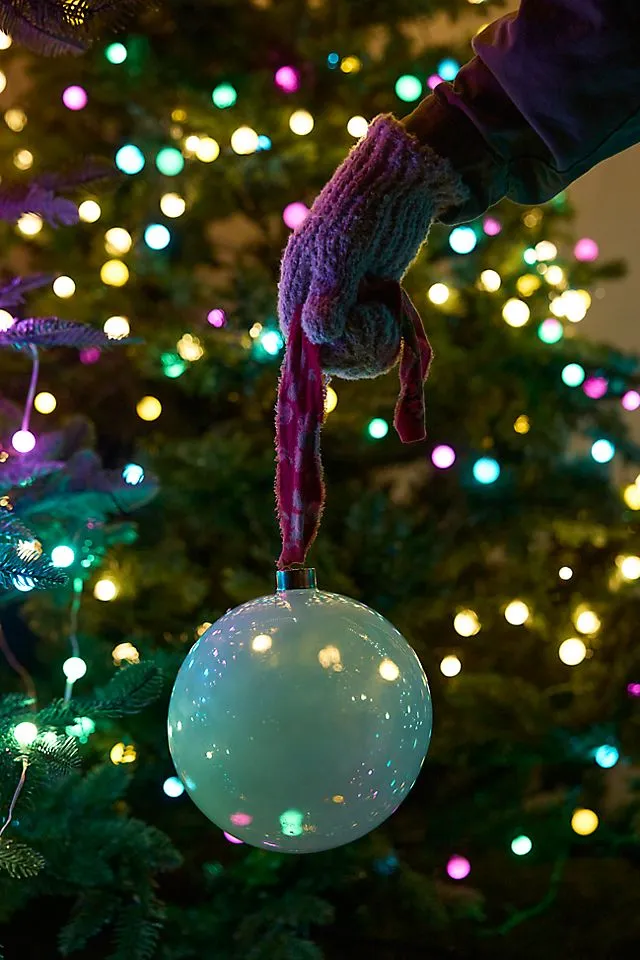 Good Cheer 8' Giant Glass Bauble Ornament | Terrain