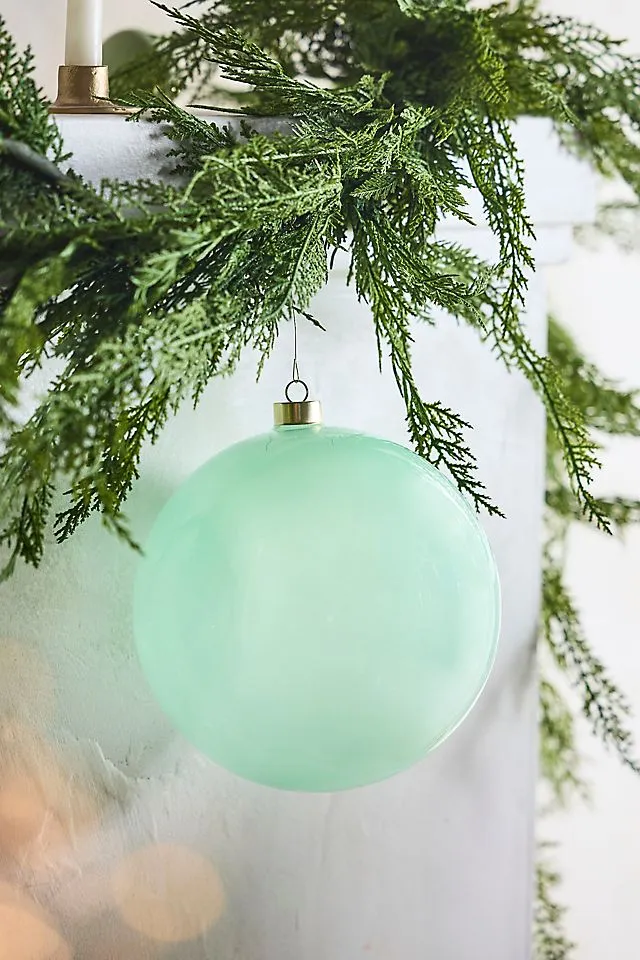 Good Cheer 8' Giant Glass Bauble Ornament | Terrain