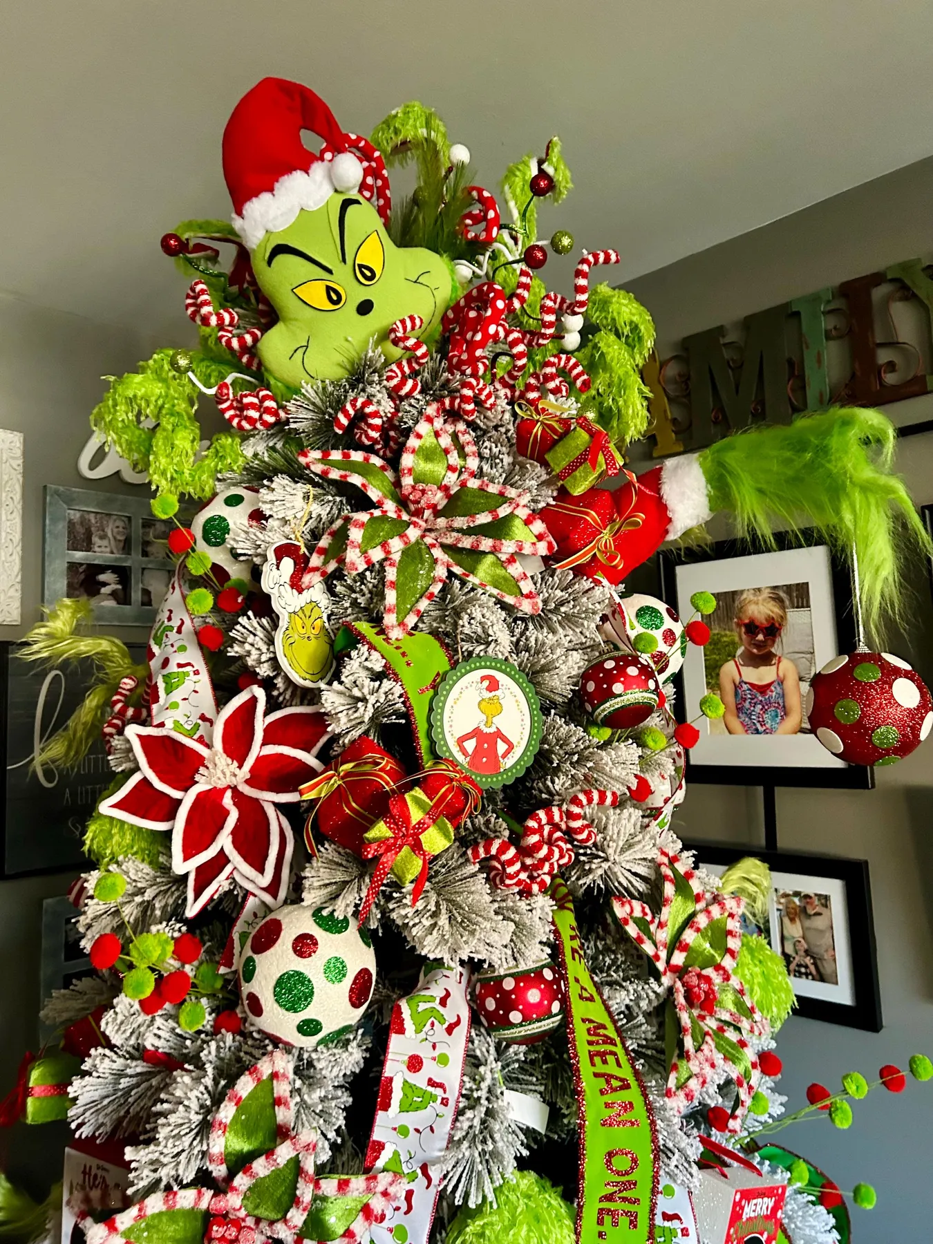 Green Monster Christmas Tree Kit, Mean One Tree Kit Grinch Christmas tree