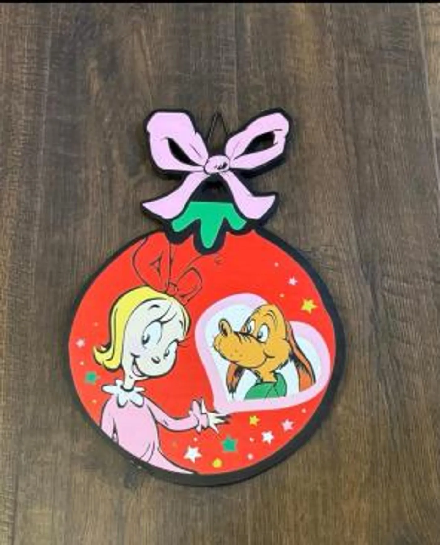 Grinch Cindy Lou who decorative block | Mercari