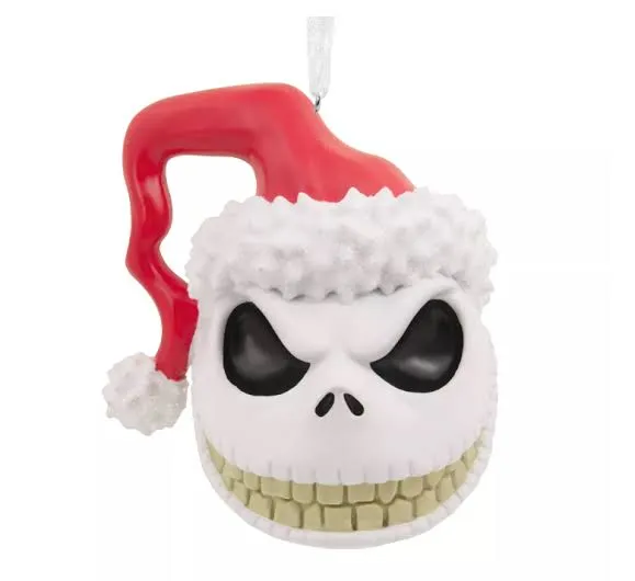 Hallmark Disney The Nightmare Before Christmas Jack Skellington Head Christmas Tree Ornament target - AllEars.Net