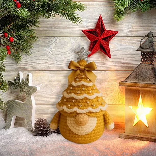 Handmade Crochet Desktop Ornament Festive Holiday Decoration For Home  Tabletop Display - Walmart.ca