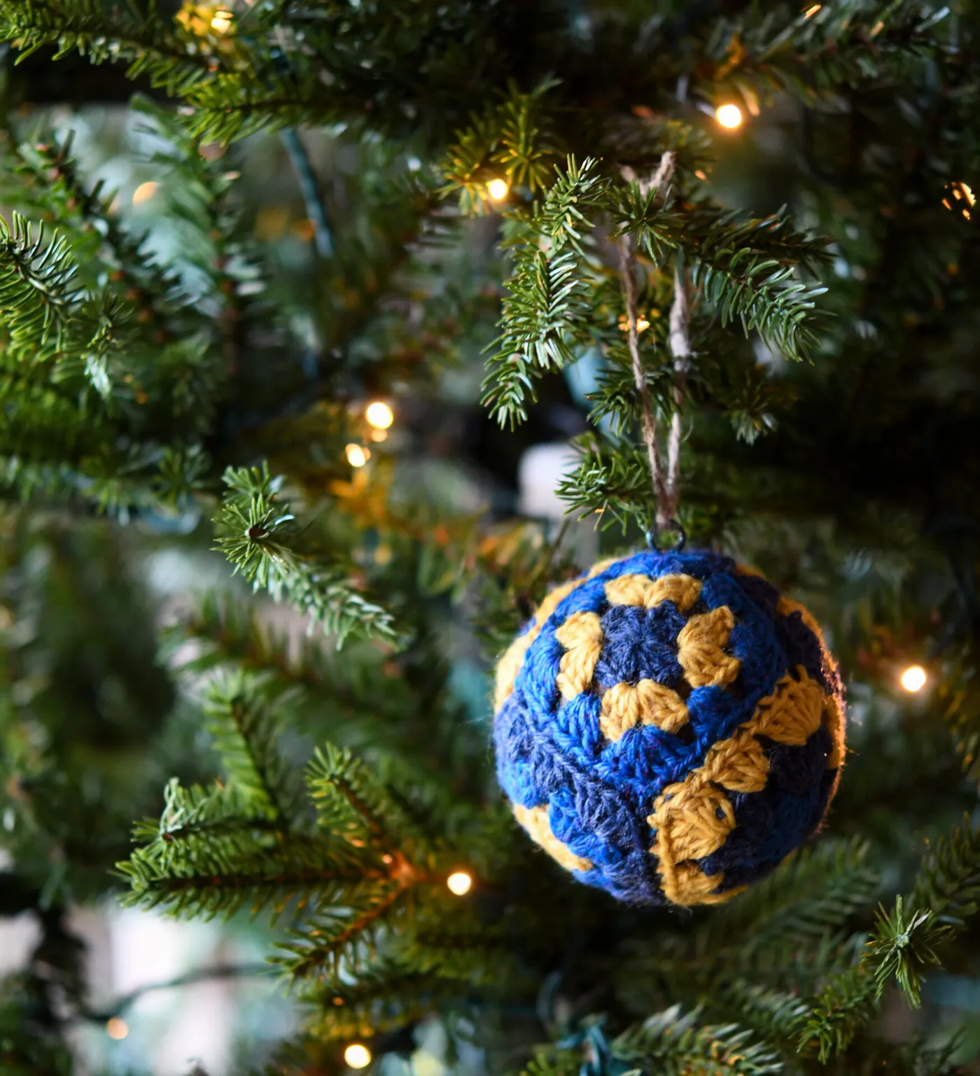 Handmade Wool Ornaments: Army, Air Force, and Christmas Colors - Spouse-ly