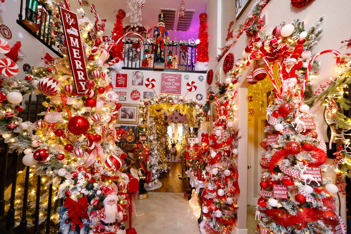 Henderson’s ‘Candy Cane House’ is a winter wonderland for a good cause