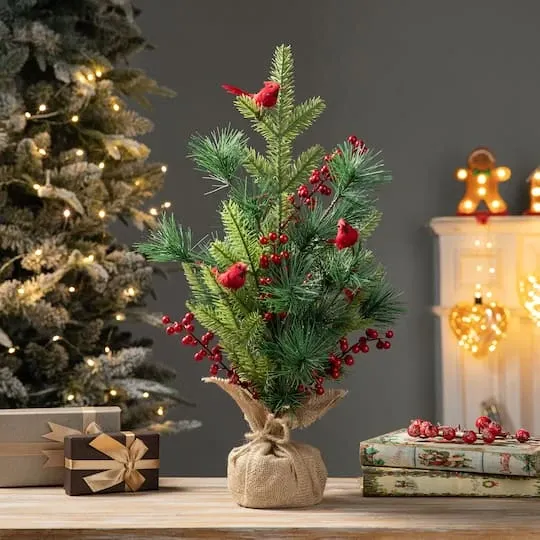 High-Quality 20' Unlit Cardinal Artificial Tabletop Christmas Tree  Available at Christmas Designers Store from Hawaii United States.
