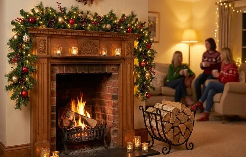 Holiday Fireplace Ambiance: 5 Cozy Ways to Get Your Home Party-Ready —  Nadias Fireplace Tips