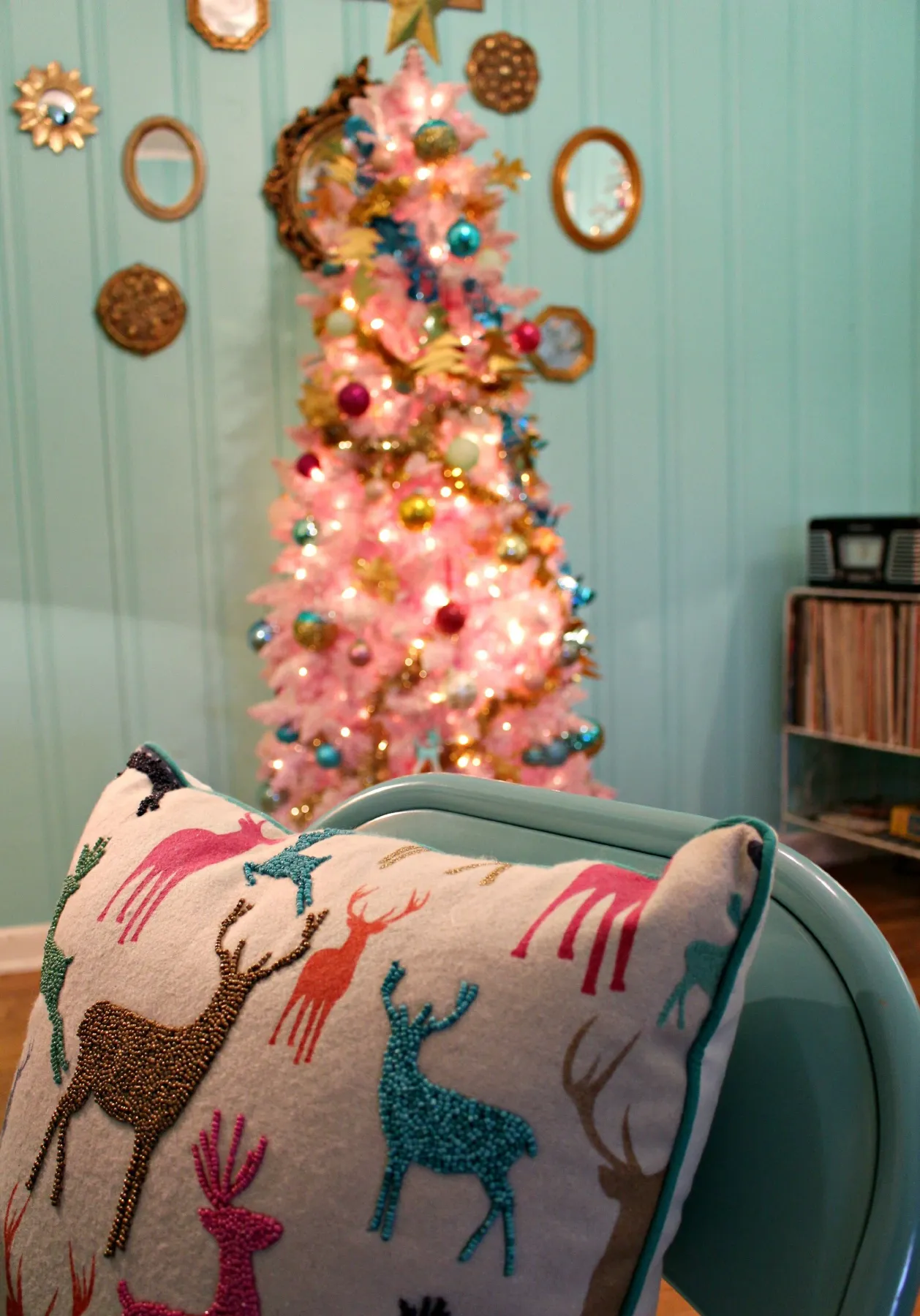 Holiday Home Tour: Retro Pastel Office — Gathered Living