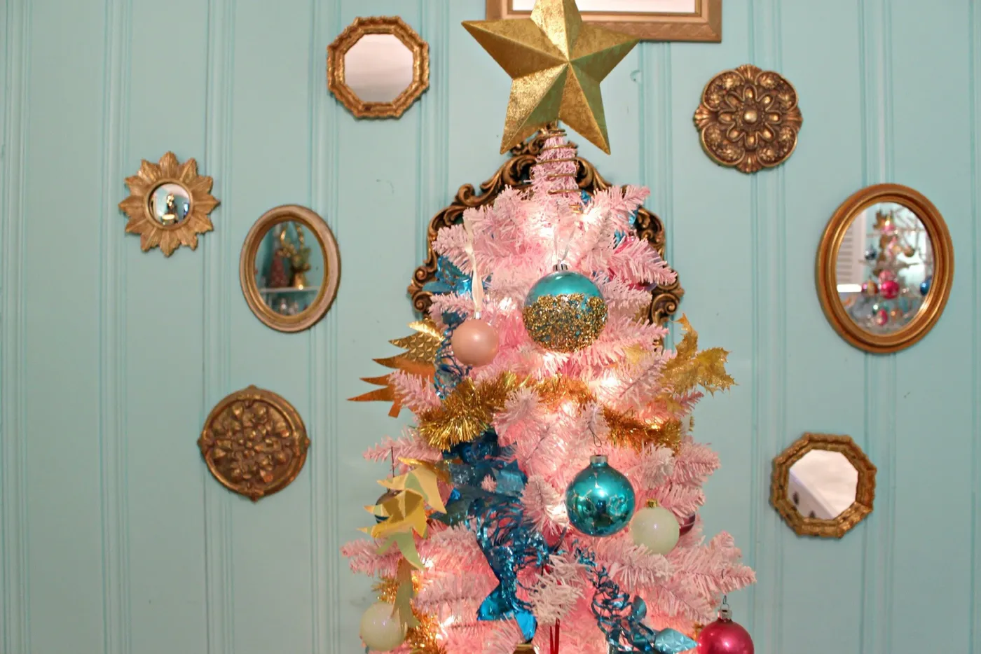 Holiday Home Tour: Retro Pastel Office — Gathered Living