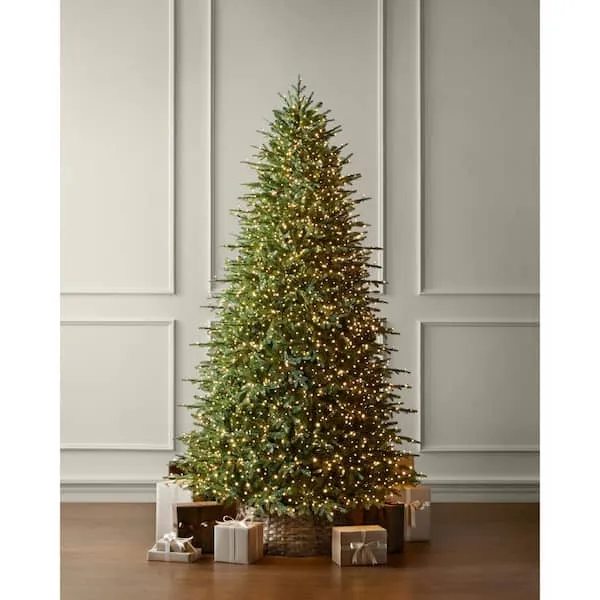 Home Decorators Collection 9 ft SMART Grand Duchess Twinkling Balsam Fir LED Pre-Lit Tree T28 26LE31015 - The Home Depot