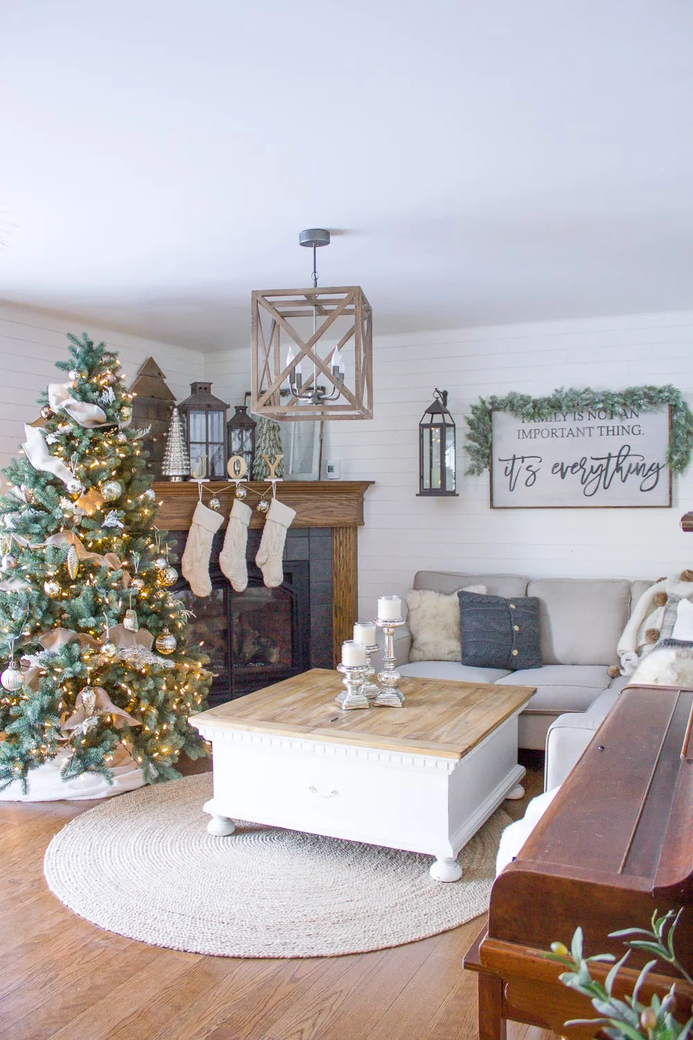 Home for the Holidays: Farmhouse Style Christmas Porch - Making it in the  Mountains