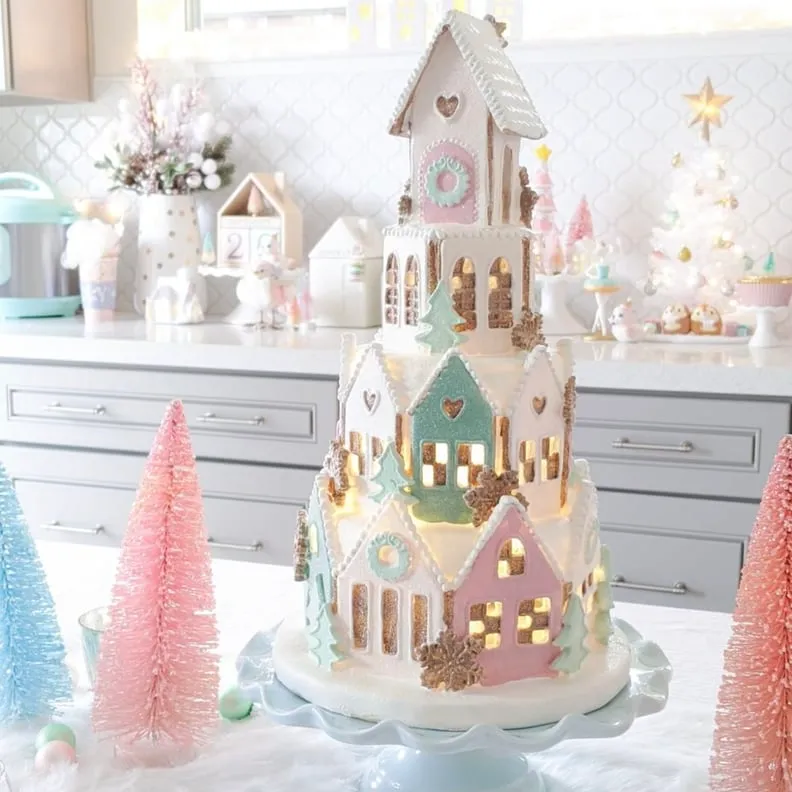 HomeGoods Is Selling a Gorgeous Pastel Gingerbread House | PS Home