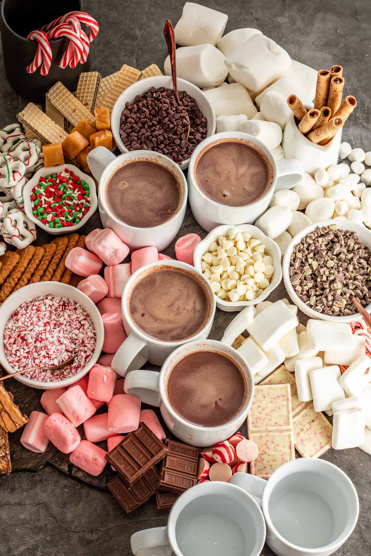 Hot Chocolate Bar Charcuterie Board Ideas