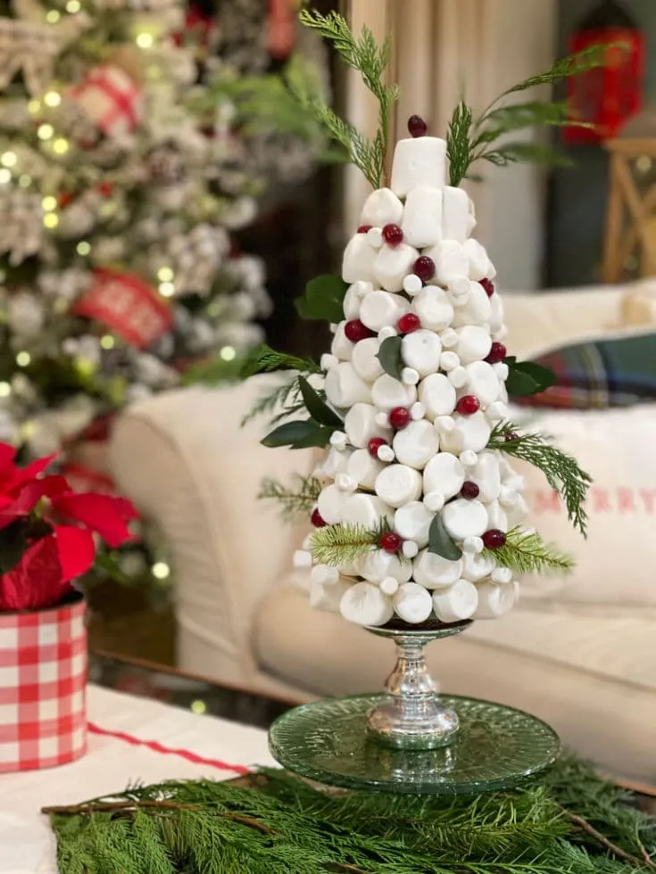 How to Build Festive Marshmallow Topiary Tree in a Few Easy Steps