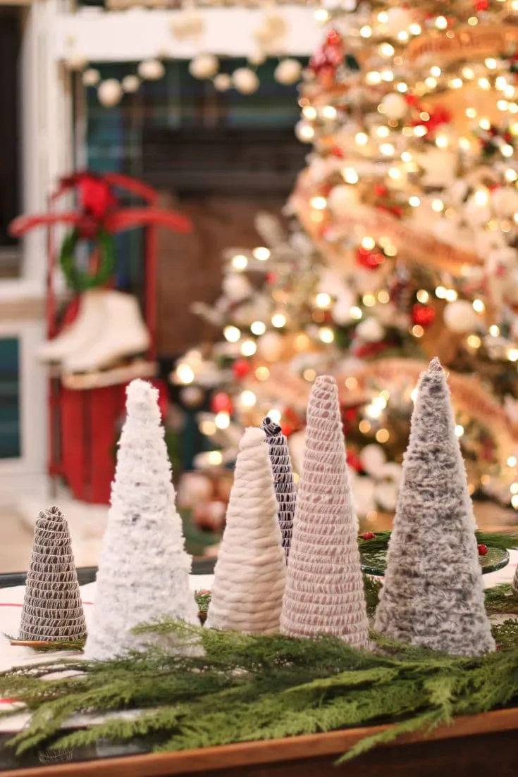 How to Easily Create a More Marvelous Mini Christmas Tree Tabletop Display