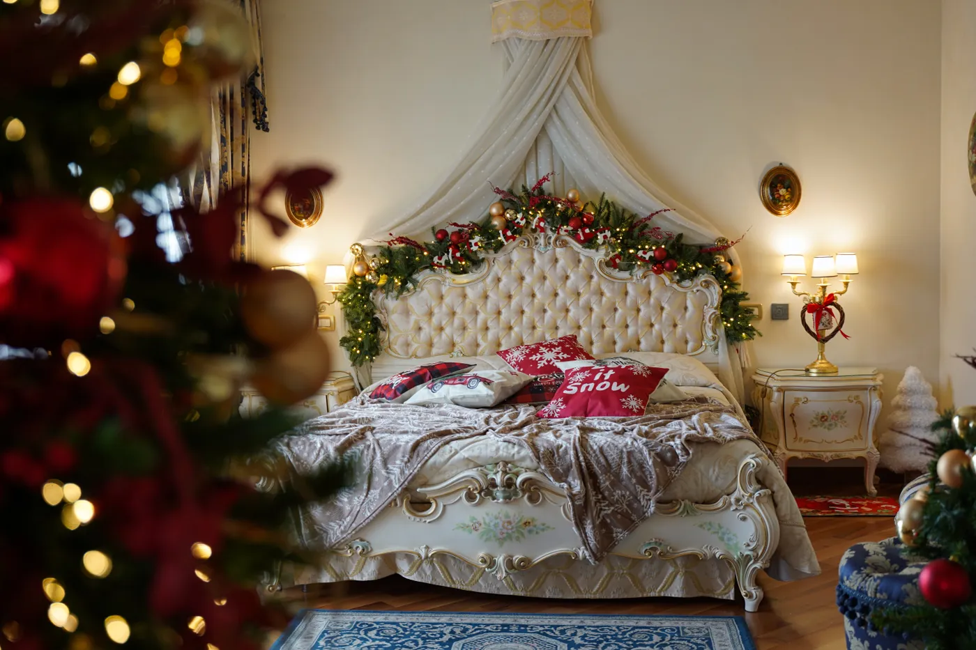 How to get your bedroom Christmas ready without breaking the bank - Claire Mac