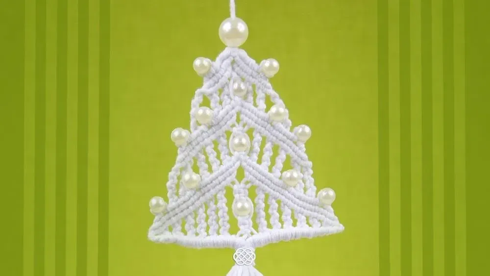 How to Make a Macrame Christmas Tree Ornament << Christmas Ideas ::  WonderHowTo