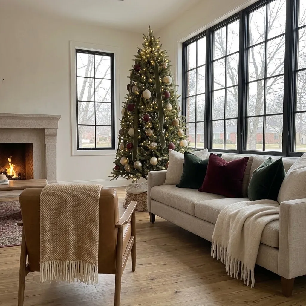 How to Style a Christmas Tree and Coordinate Your Living Room – Room Decor Daily