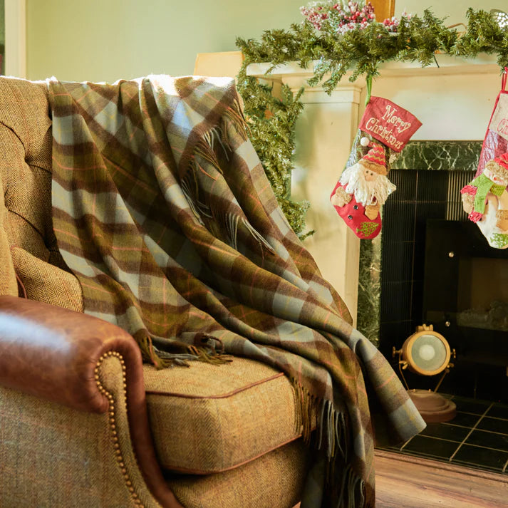 Lambswool Tartan Blanket [3 Colors] – Scotland House, Ltd.