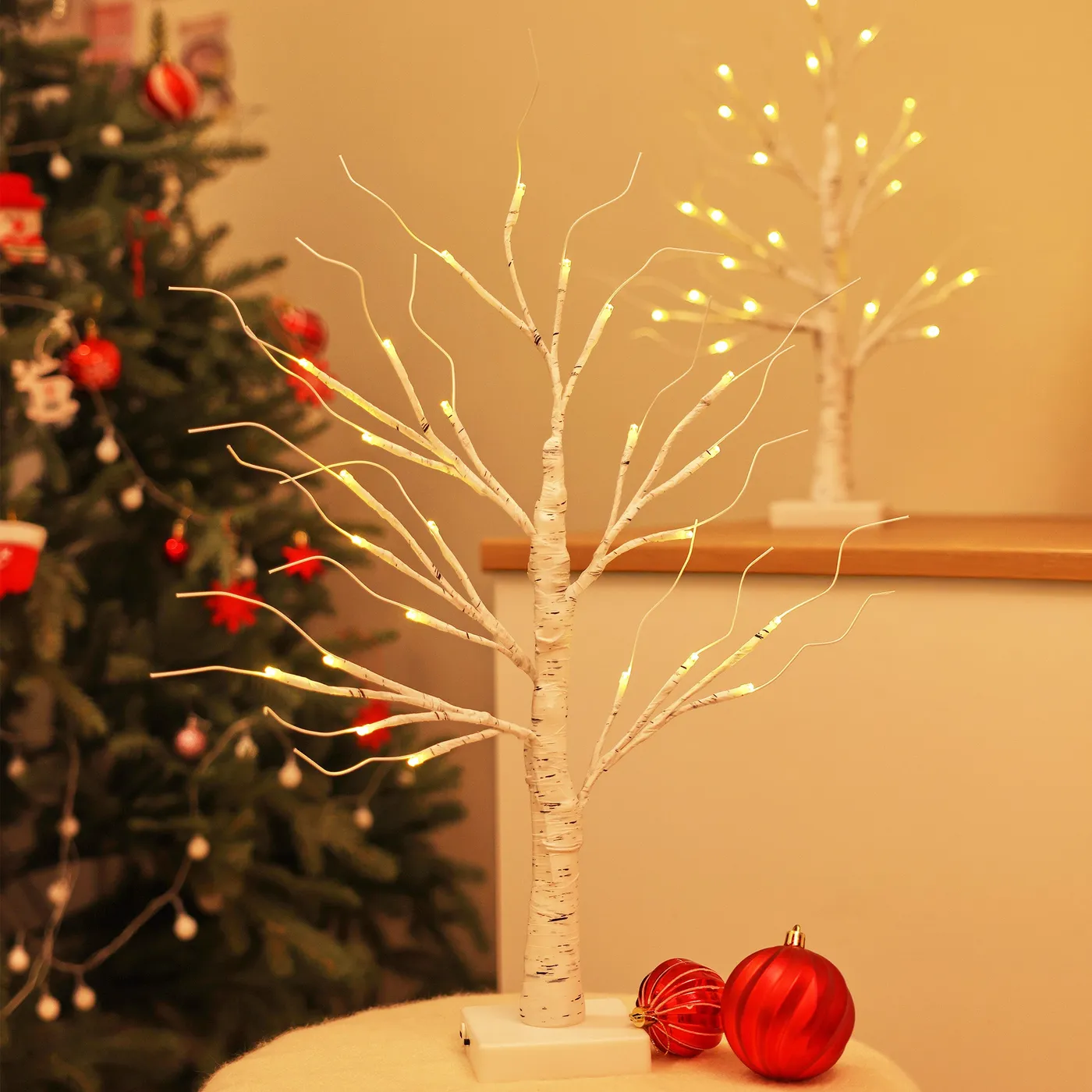 LED Birch Tree 2FT USB 2-Pack | VeriNatural