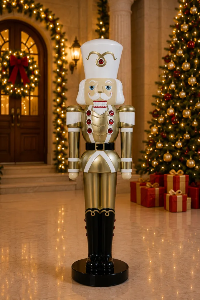 Life-size Nutcracker Model - Christmas Decor for Festivities