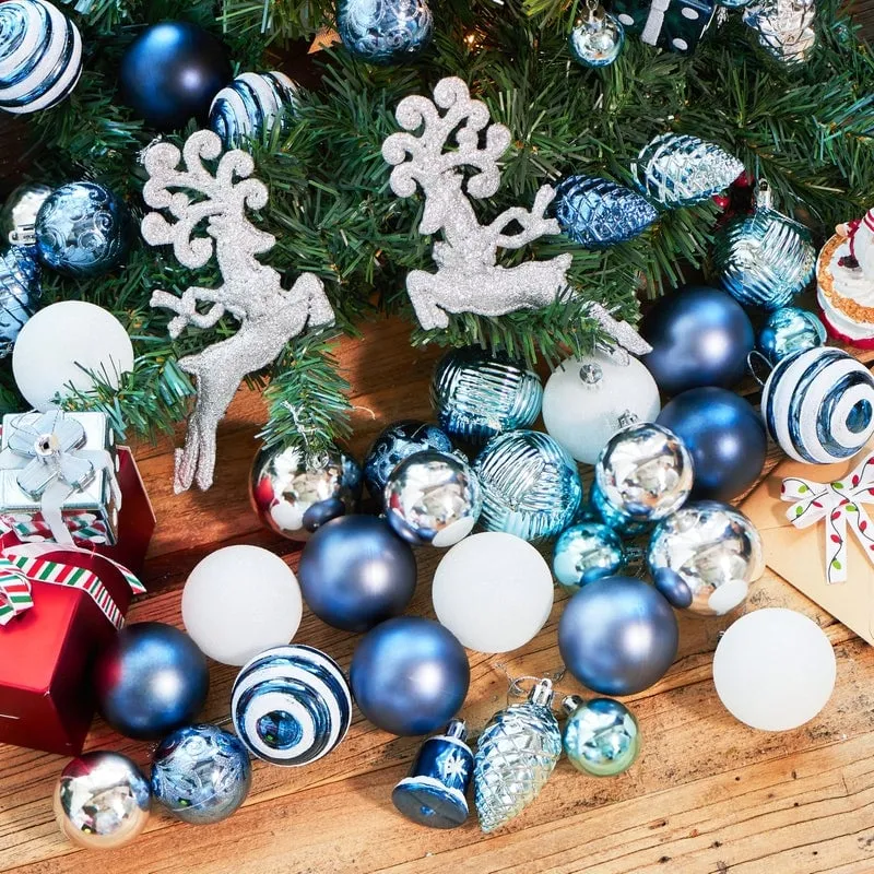 Light Blue Christmas Ornaments - Designer Picks | Foter