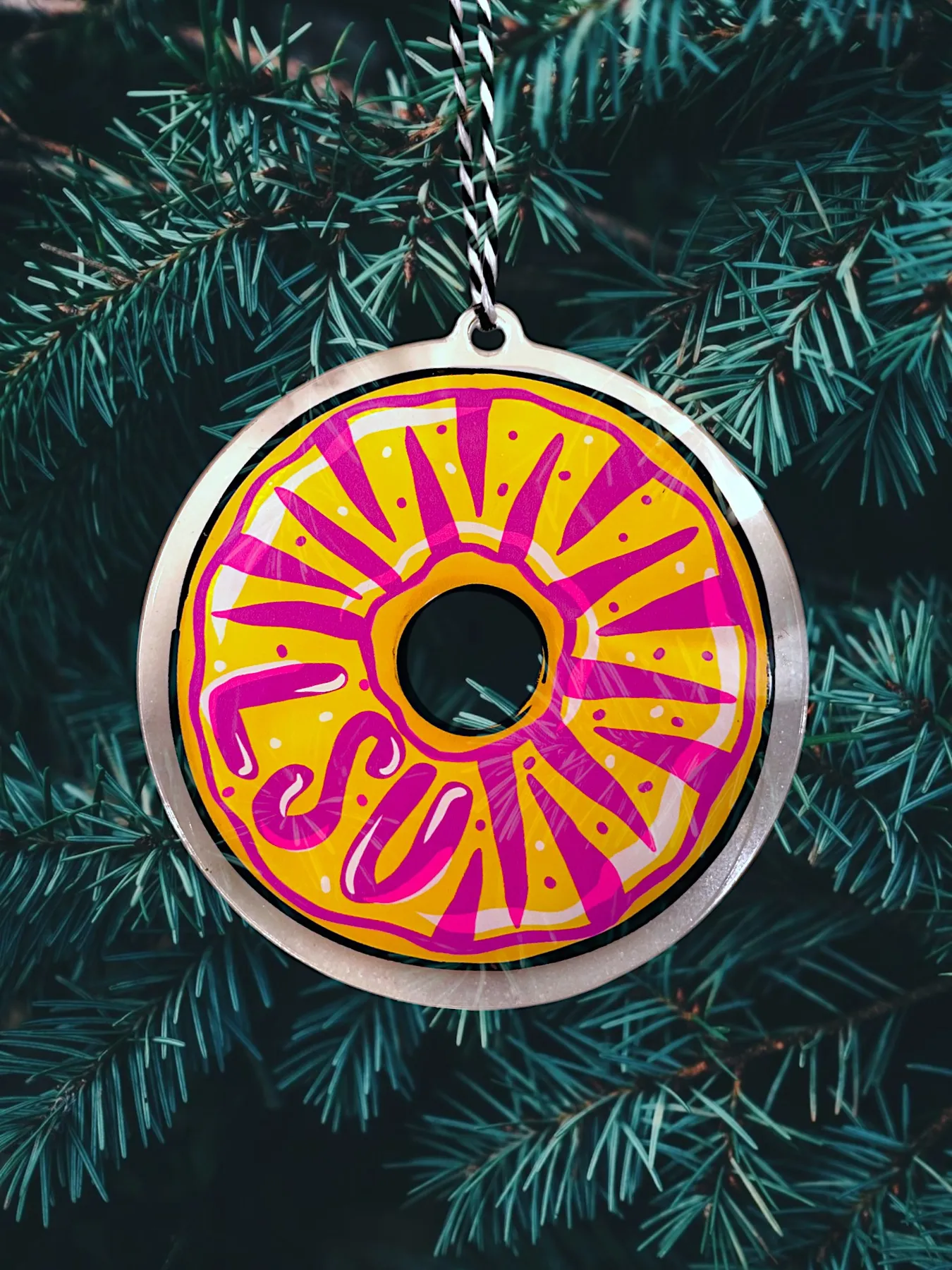 LSU Donut Ornament | Art By Allie