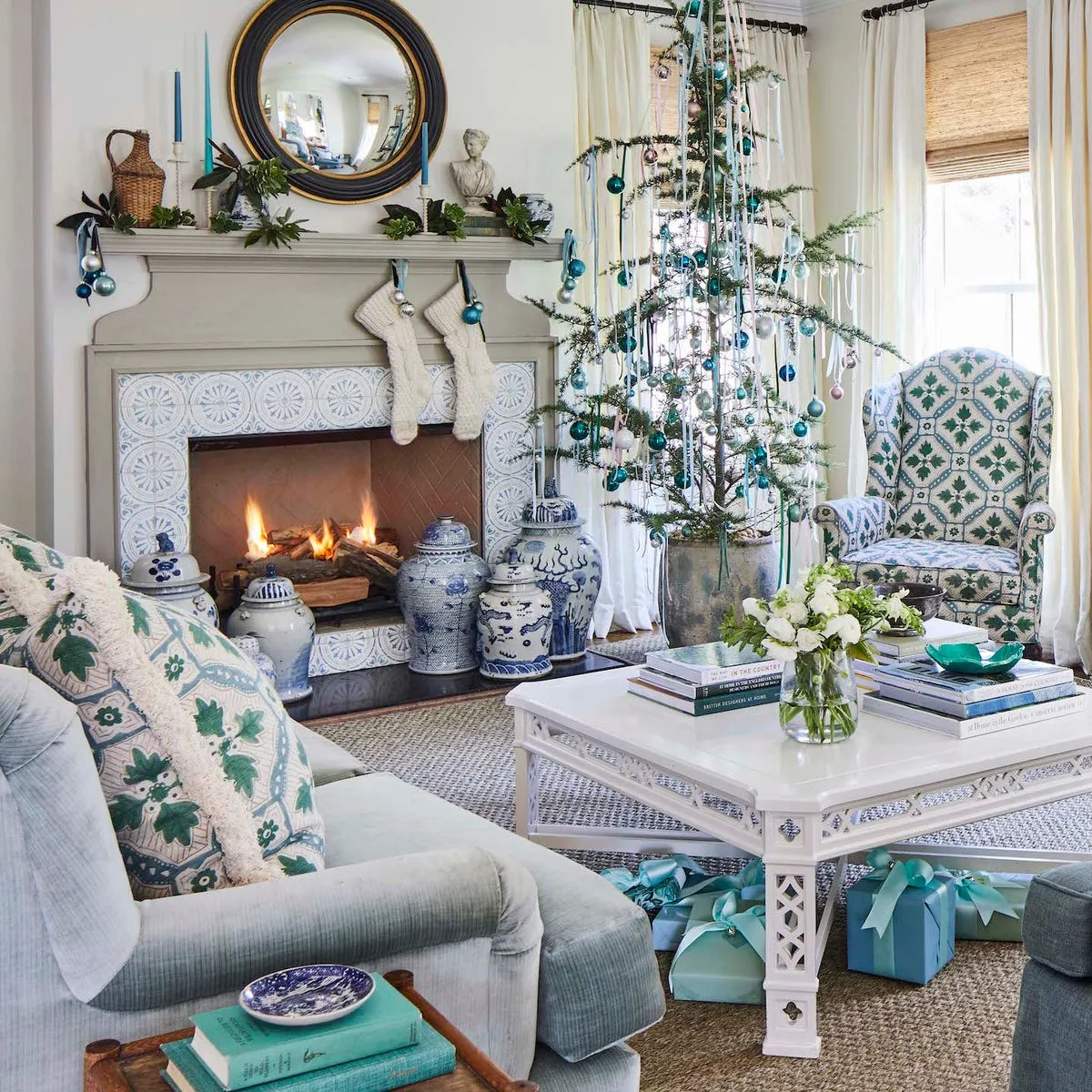 Mantel Decor Sticks Home Décor Mirrors 25 Christmas Mantel Decorating Ideas Holiday Fireplace Style