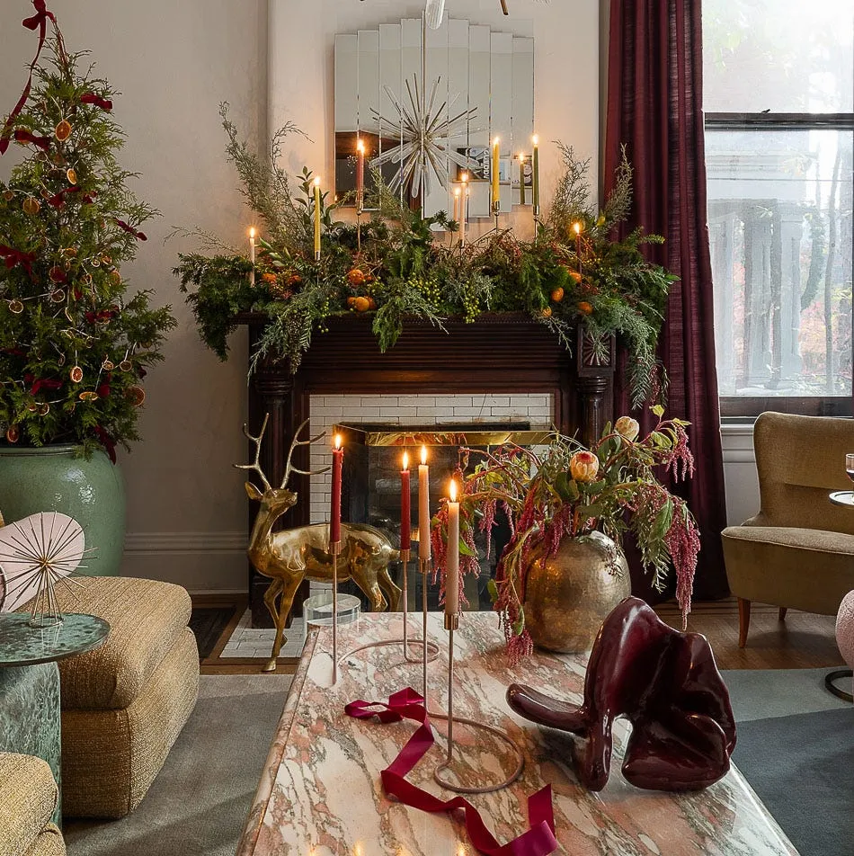 Meg Ryan's mantel shows a seasonal trick for elegant spaces