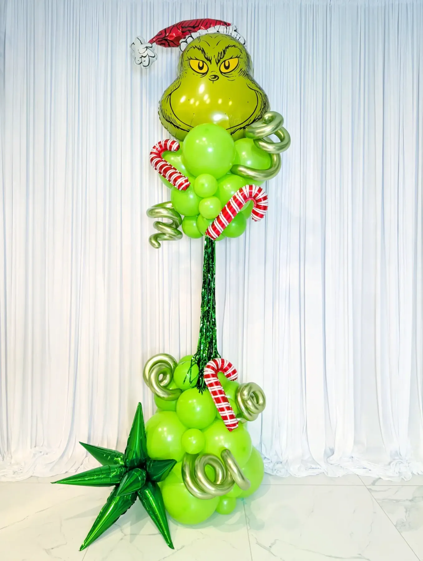 Merry Grinchmas Balloon Column - Productions and Events