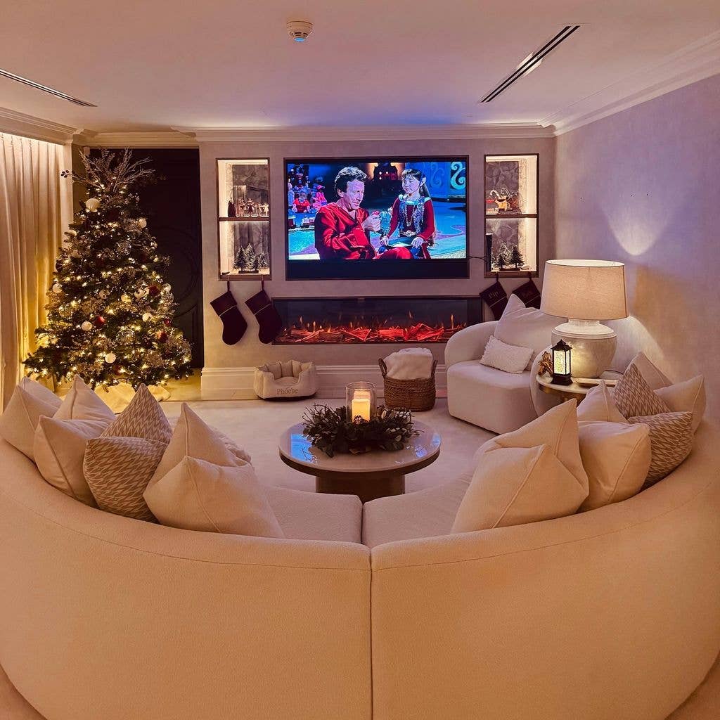 Michelle Keegan and Mark Wright's Christmas lounge transformation is the  most bougie thing you'll see this winter
