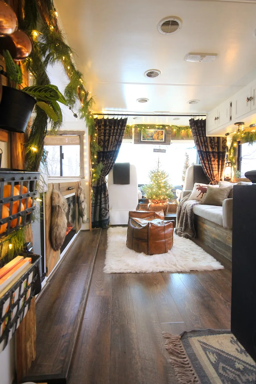 minimal-christmas-decor-inside-rv-mountainmodernlife.com | Mountain Modern Life