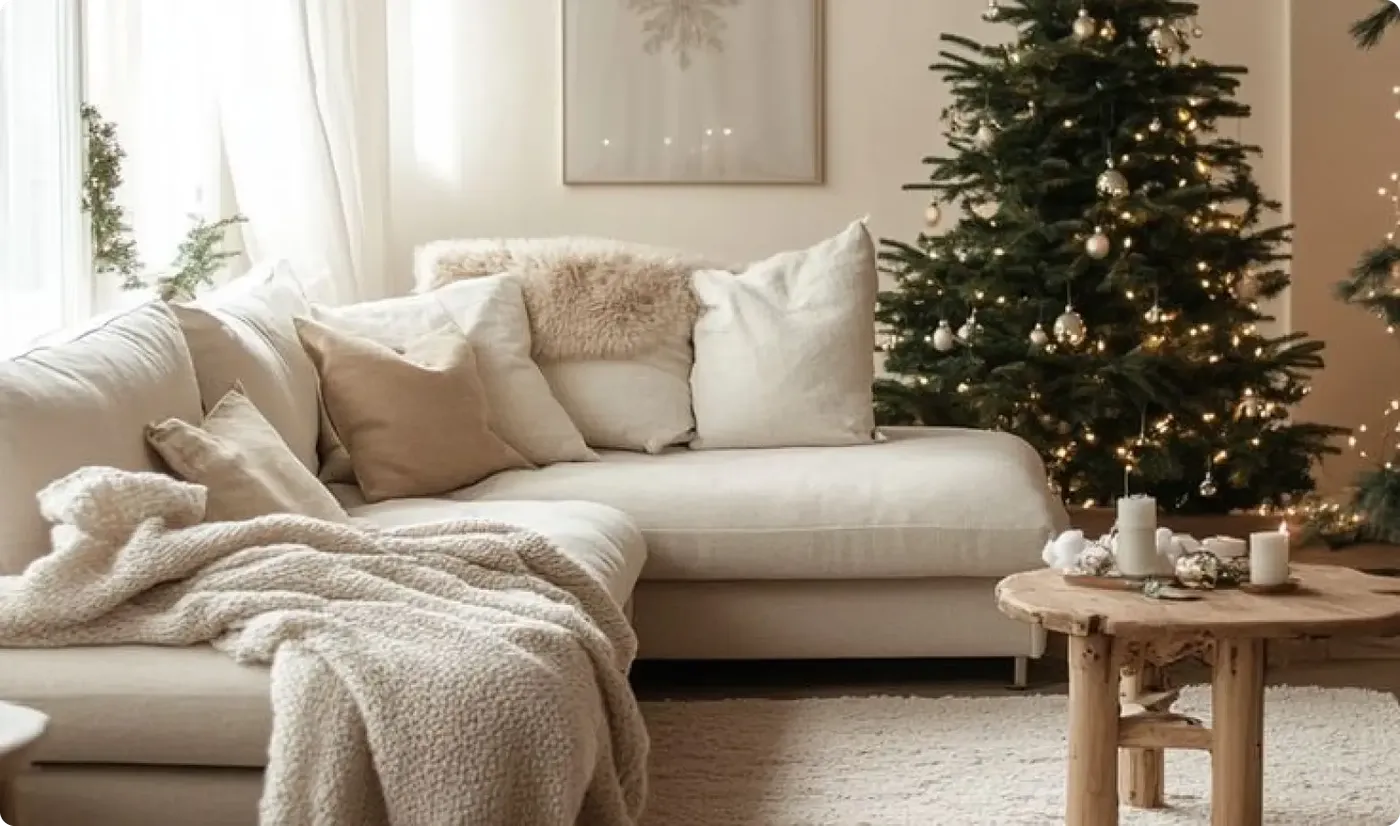 Minimalist Christmas Decor Ideas for a Calm & Cozy Home – Gharko