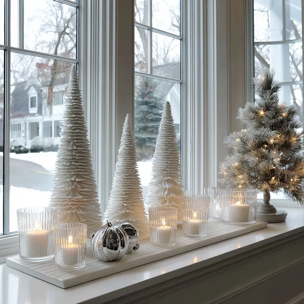 Modern Christmas Decoration Ideas for Window Sills | FH