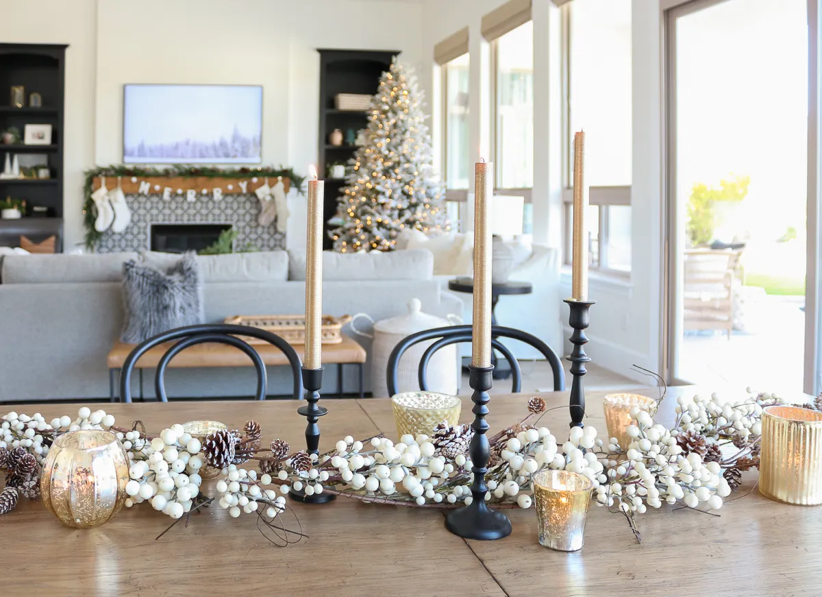 Modern + Warm + Organic Christmas Home Tour - 1111 Light Lane