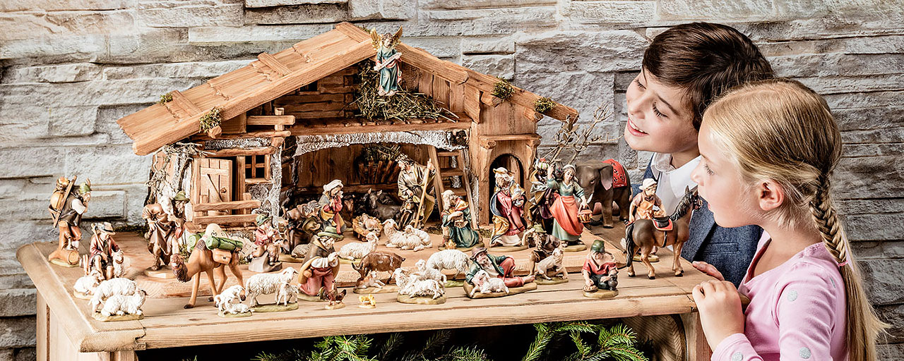 Nativity figures: carved from wood » buy online now!