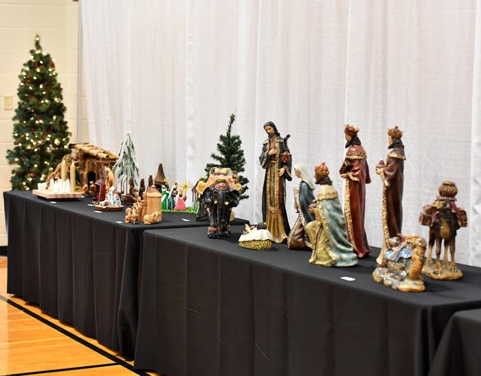 Nativity Scene engages guests with pieces from around the world
