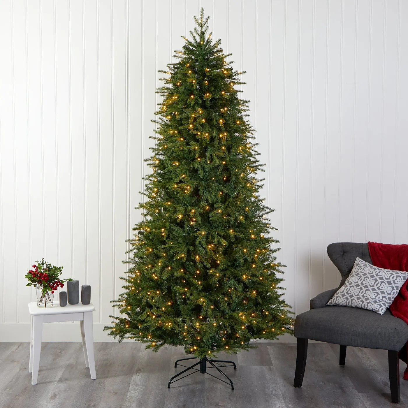 Nearly Natural 7ft. Vancouver Fir Artificial Christmas Tree with 500 Clear LED Lights