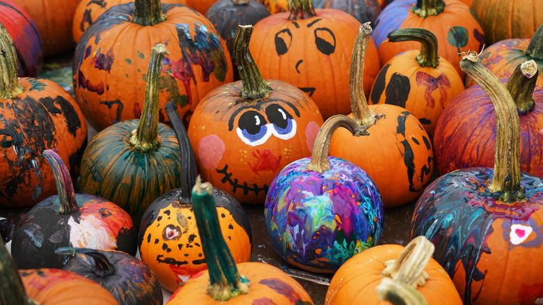 No Knife Is No Problem With These Spooky, No-Carve Pumpkin Decorating Ideas