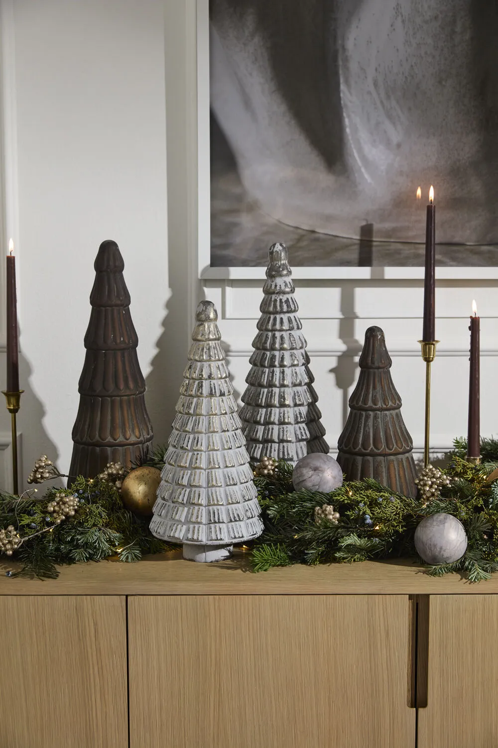 Norway Glass Tree in Silver Frost – WyndRose Boutique