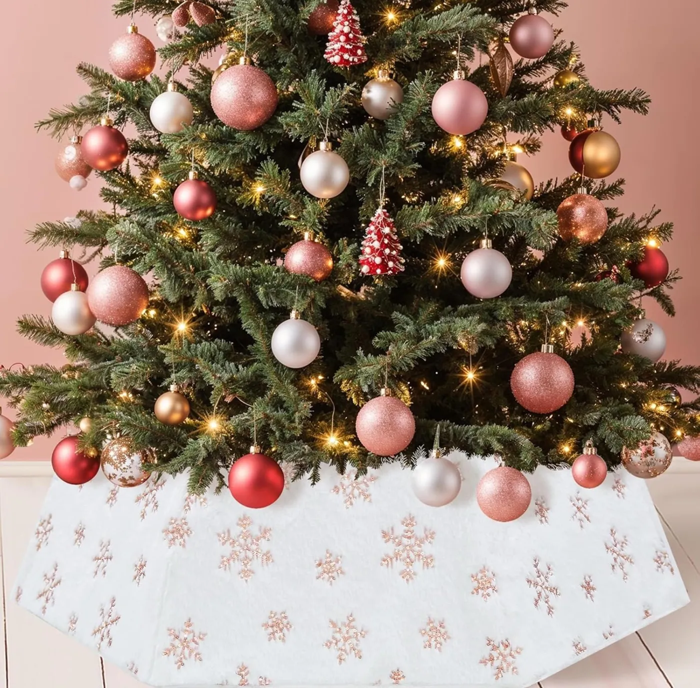 NWT Rose Gold Tree Collar for 9 ft Tree 31.49 | Mercari