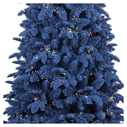 Ocean Blue prelit Christmas tree 590 warm white and multicolor LED light games 270 cm | online sales on HOLYART.com