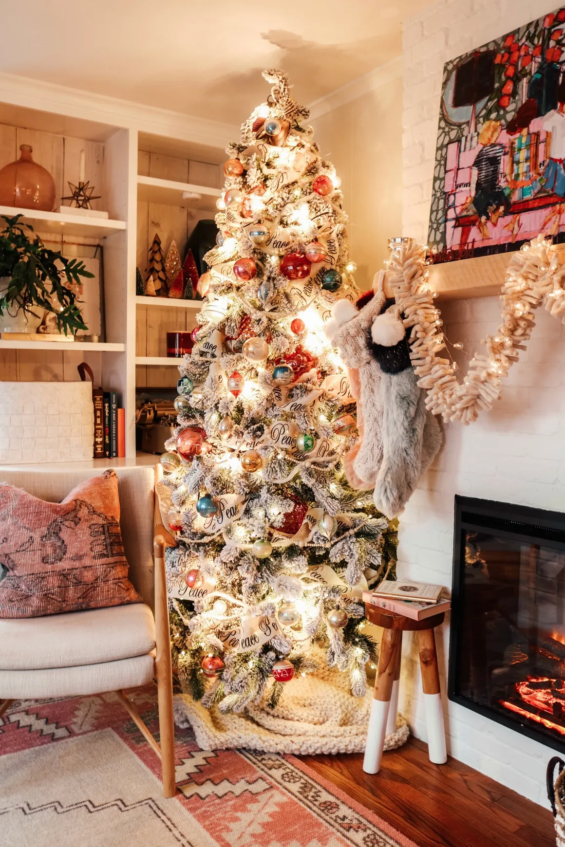 Old Fashioned Christmas Tree Our Vintage Inspired Christmas Tree And Stockings Nesting With Grace