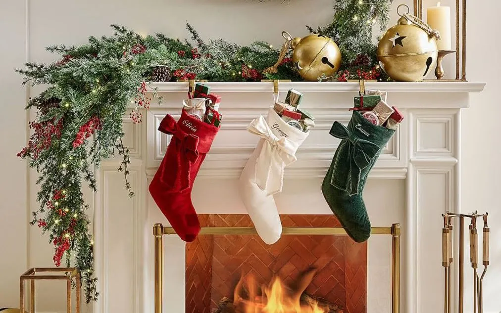 Opulent Christmas Stockings: High-End Décor for Magical Mornings | The Standard