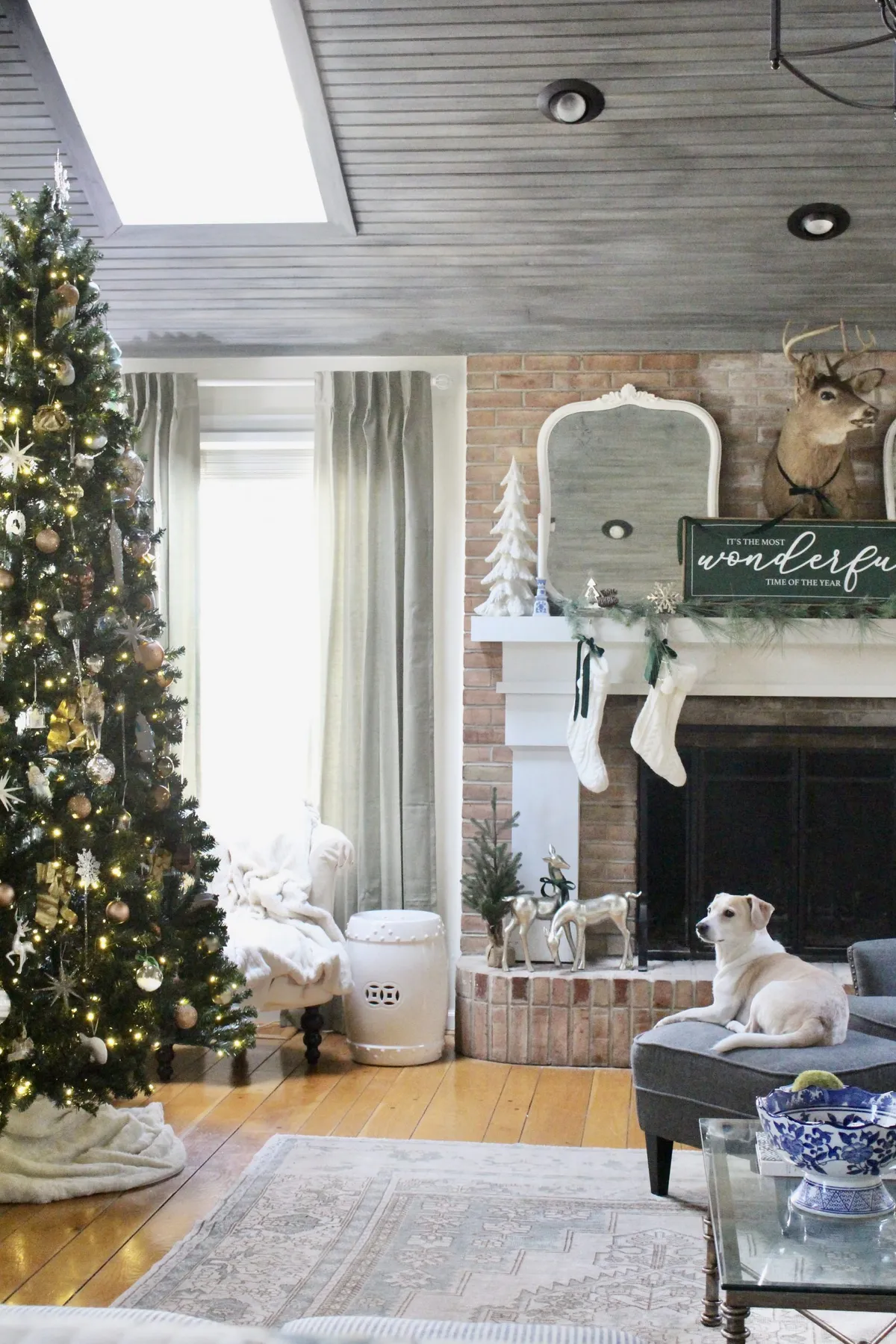 Our Classic & Cozy Christmas Family Room | My Life From Home
